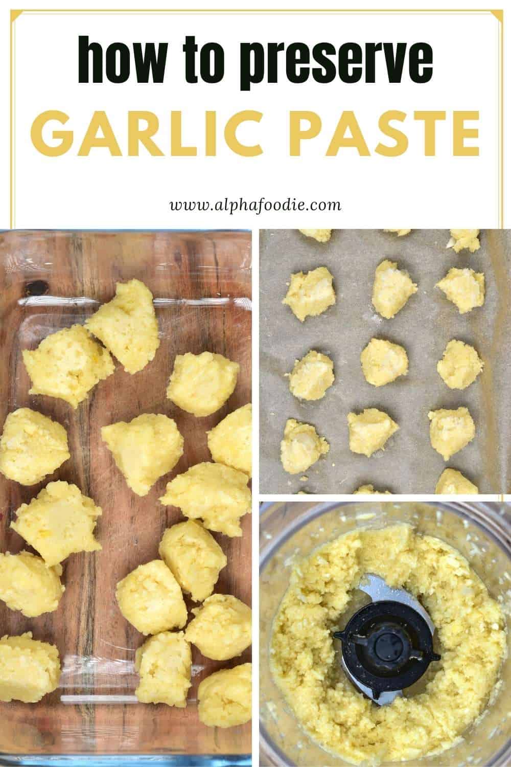 How to Freeze Garlic (Whole, Peeled, Puree) Alphafoodie