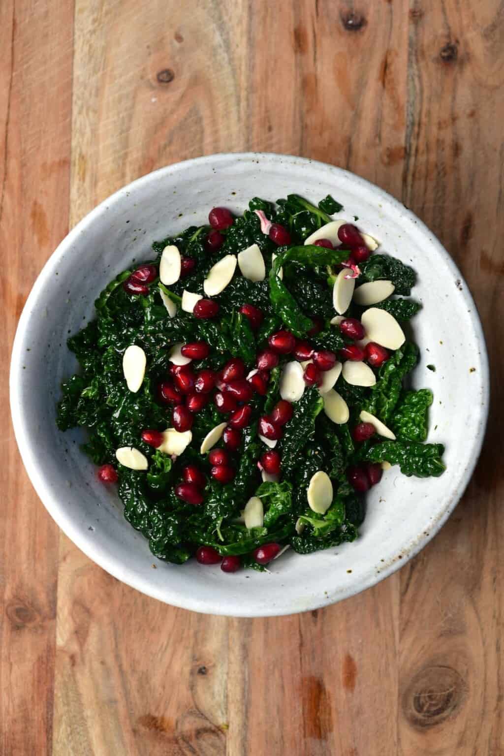 Massaged Kale Salad with Lemon Alphafoodie