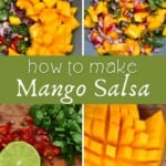 Steps to making mango salsa