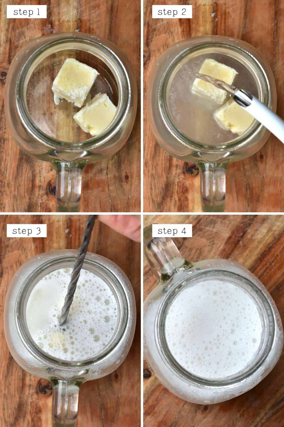 Steps for making instant almond milk