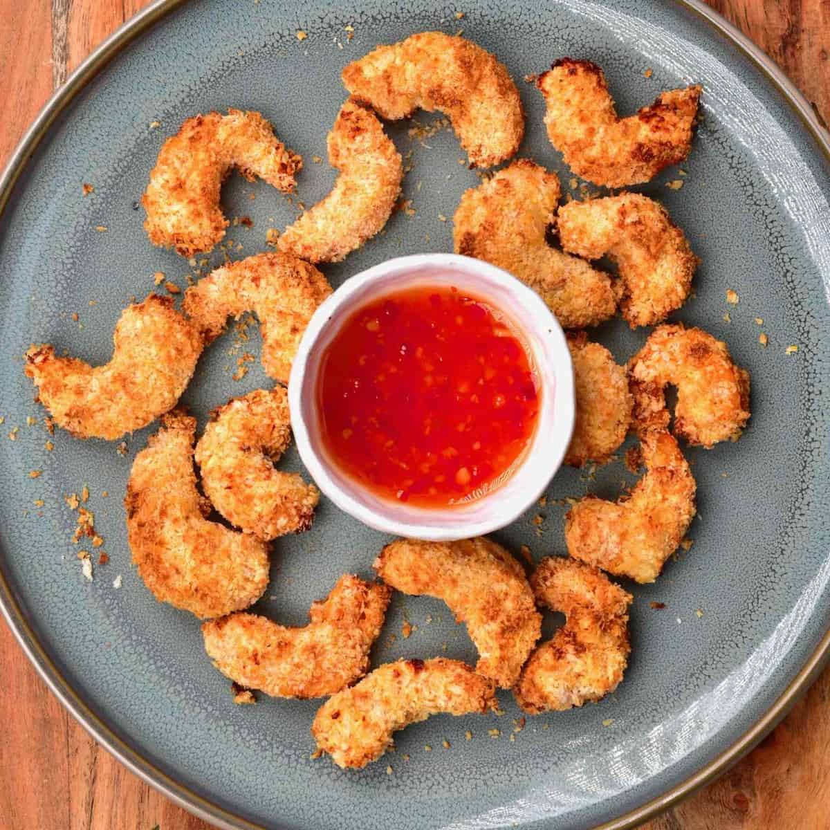 Crispy Baked Coconut Shrimp With Dipping Sauce - Alphafoodie