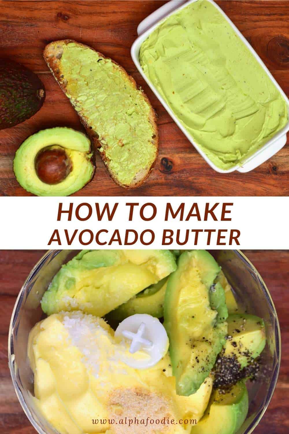 How To Make Avocado Butter (Avocado Compound Butter) Alphafoodie