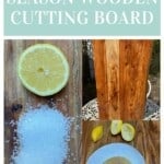 Steps for cleaning a wooden board