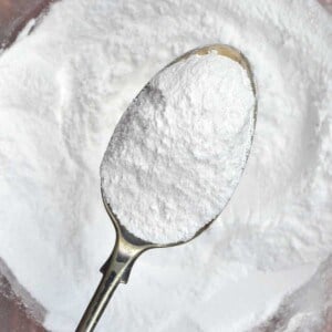 A spoonful of homemade powdered sugar