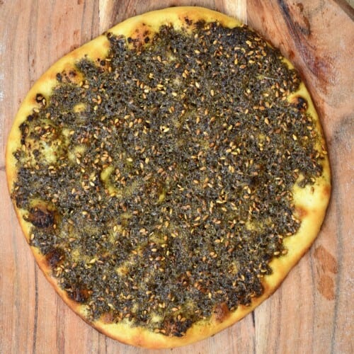 MiddleEastern Zaatar Bread (Manakish Za'atar) Alphafoodie
