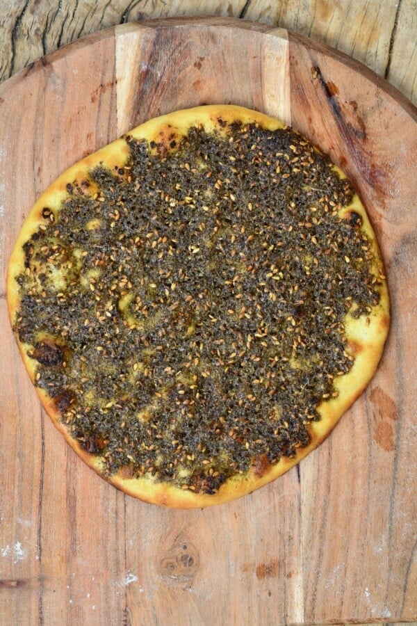 MiddleEastern Zaatar Bread (Manakish Za'atar) Alphafoodie