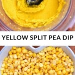 Steps for making split pea dip