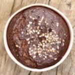 Chocolate baked oats topped with hazelnuts - 15