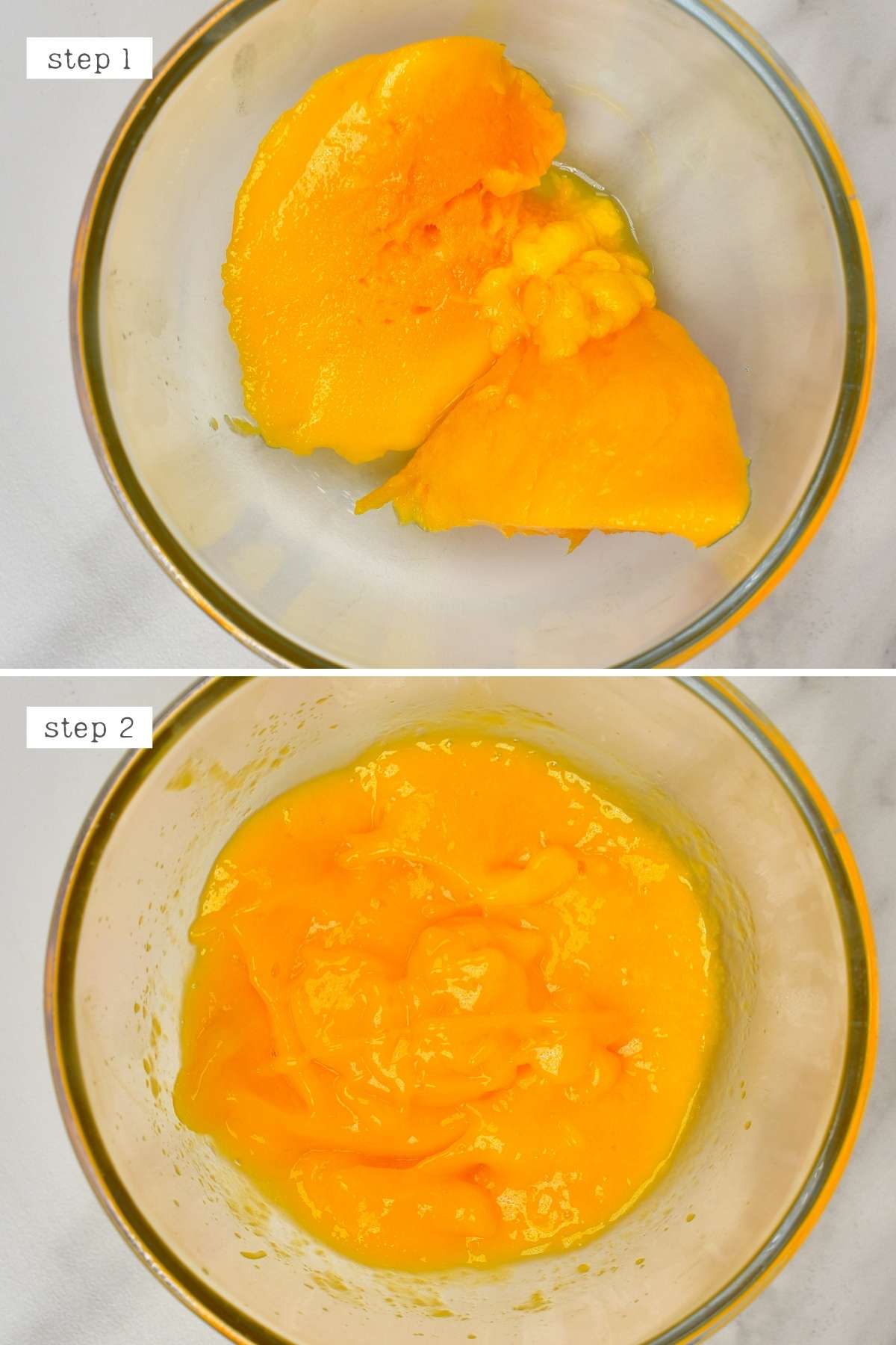 Steps for blending mango