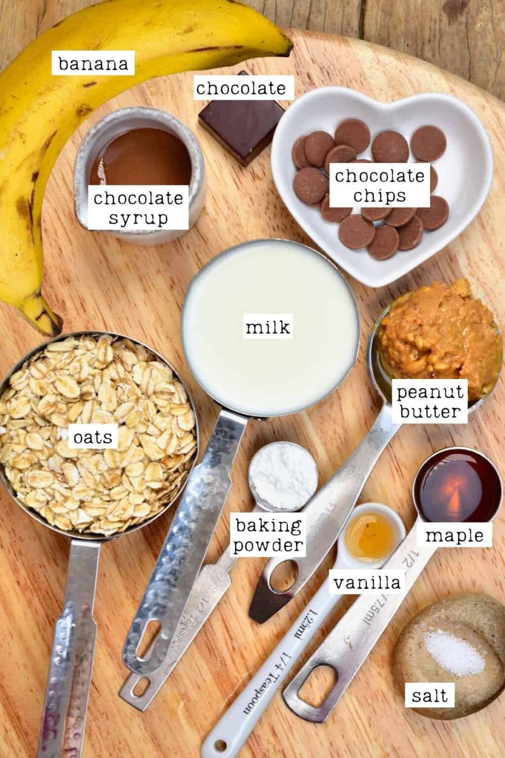 Chocolate Peanut Butter Baked Oatmeal (Oven or Air Fryer) Alphafoodie