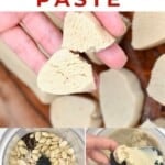 Steps for making almond paste