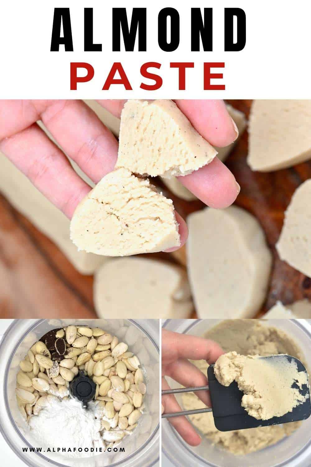 How to Make Almond Paste (EggFree Recipe) Alphafoodie