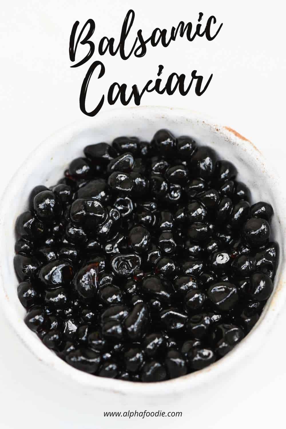 How to Make Balsamic Pearls (Balsamic Caviar) Alphafoodie