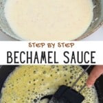 Making béchamel sauce