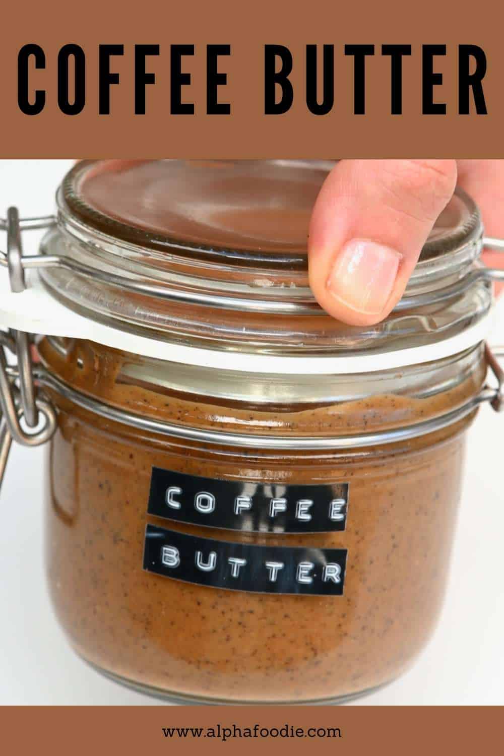 Coffee Peanut Butter Spread (Espresso Spread) Alphafoodie