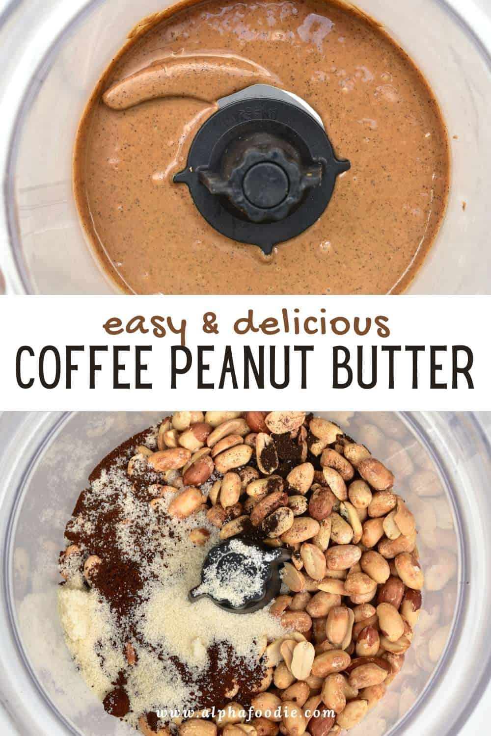 Coffee Peanut Butter Spread (Espresso Spread) Alphafoodie