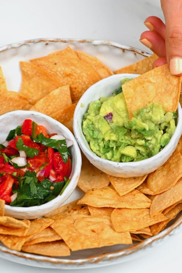 Crispy Air Fryer Tortilla Chips (Plus Oven Method) Alphafoodie