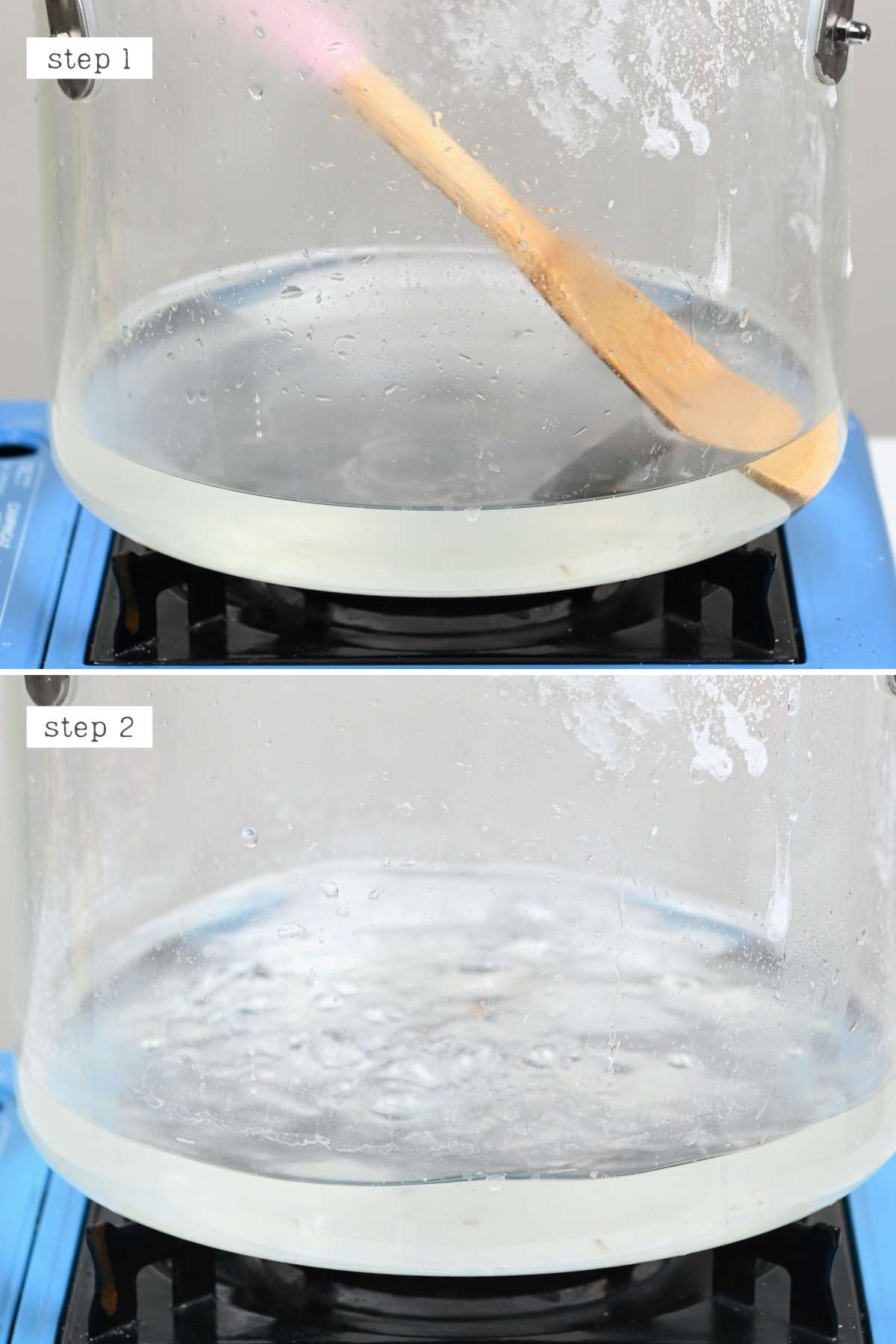 Dissolving salt in water