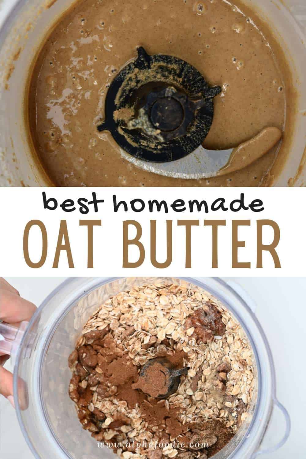 How To Make Granola Butter (Oatmeal Butter) Alphafoodie