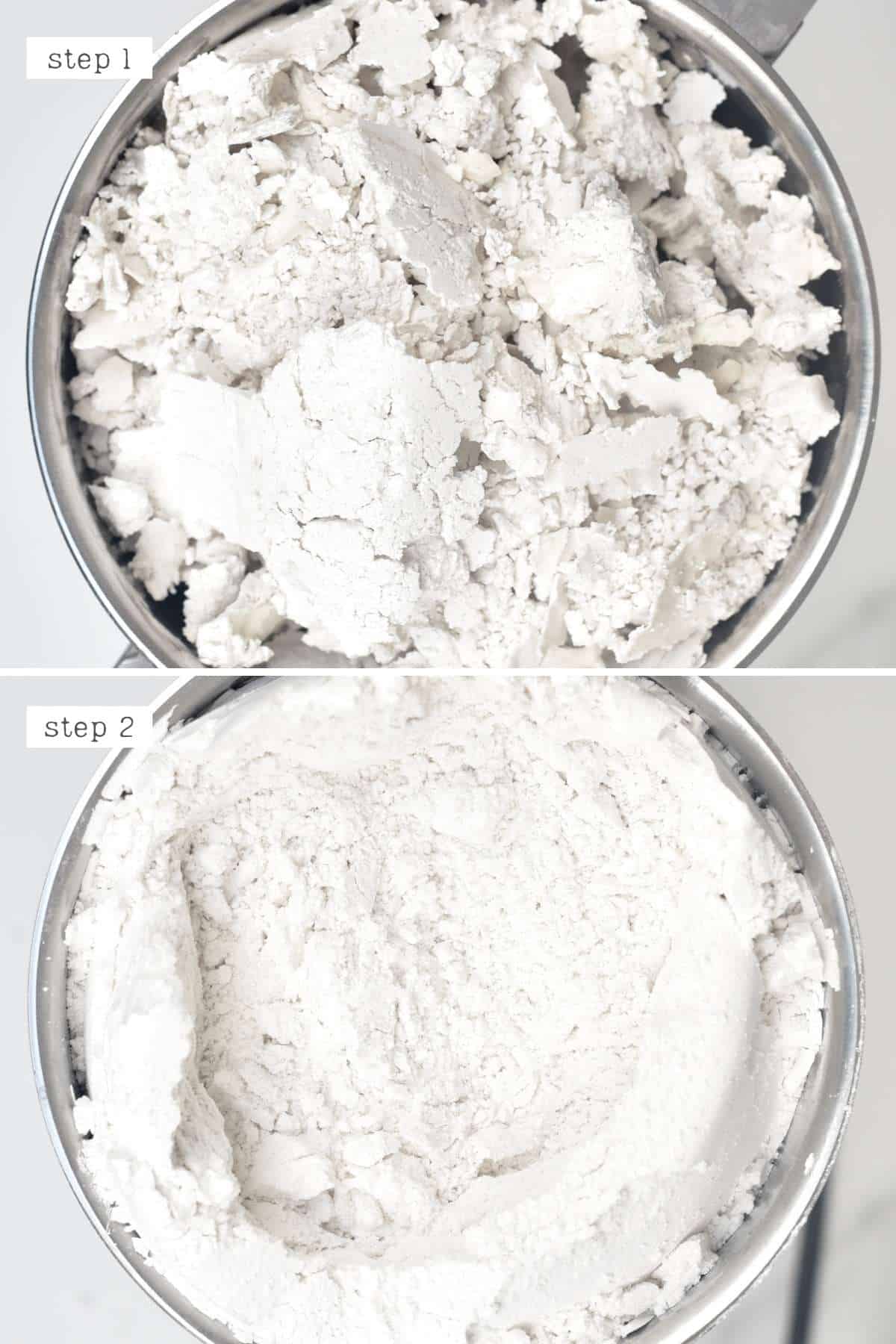 Steps for making flour starch