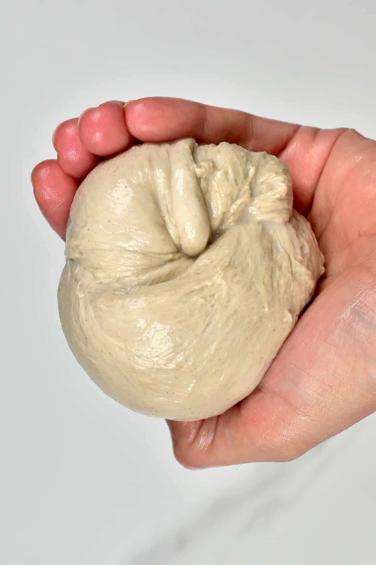 A ball of gluten only dough