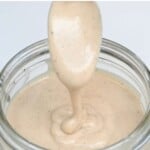 A spoonful of sweet almond butter