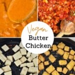 Steps to making Tofu butter chicken