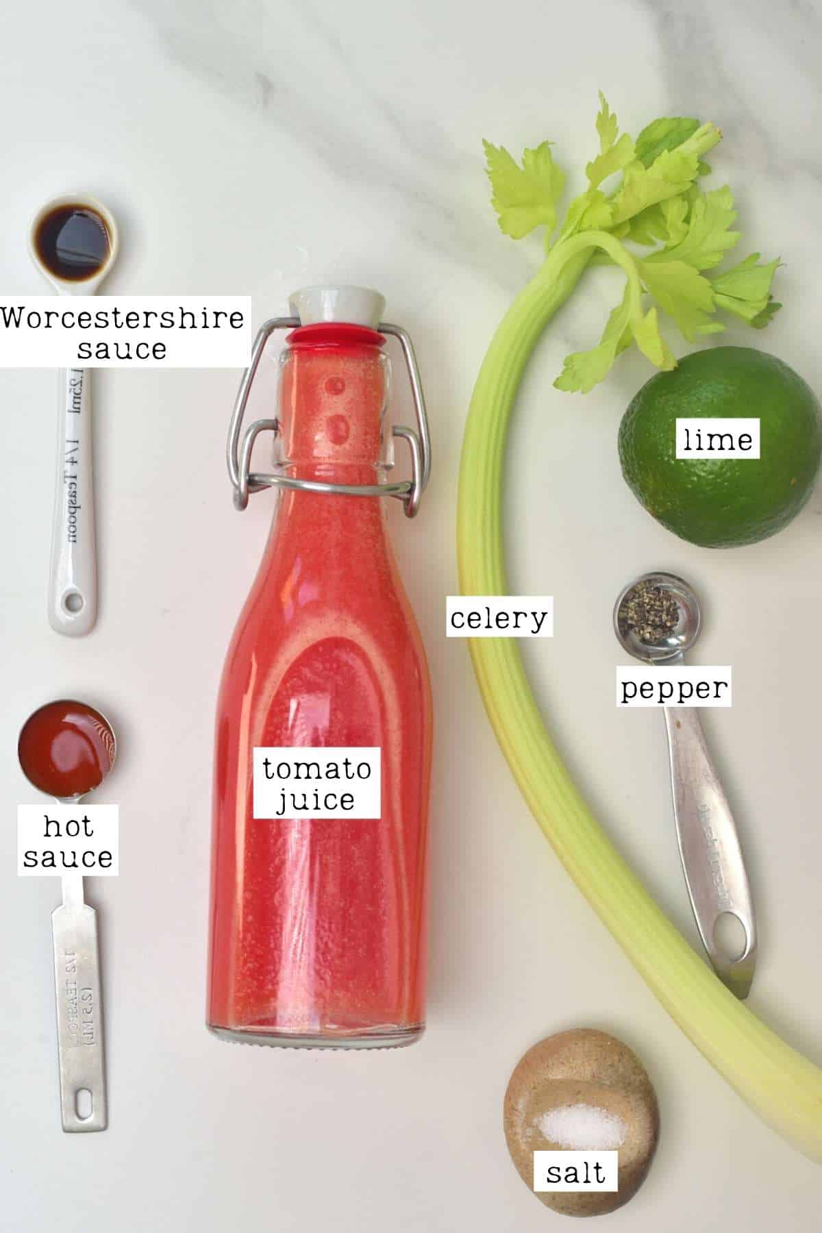 Bloody Mary Ingredients