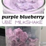 Steps to make a blueberry milkshake