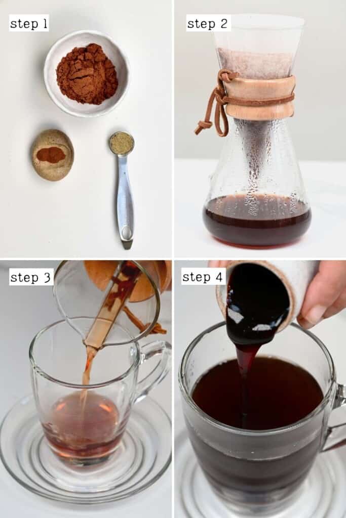 Steps for making date seed coffee