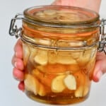 ferment honey garlic in a jar