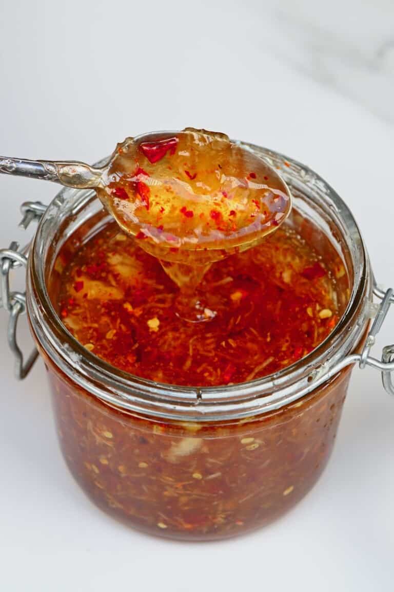 Garlic and Chili Infused Honey (Spicy Honey Sauce) Alphafoodie
