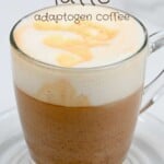 Mushroom latte with frothy milk