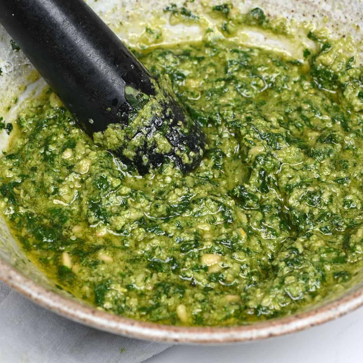 Homemade Basil Pesto (Pesto Alle Genovese)-image