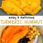 Steps to make Golden turmeric hummus
