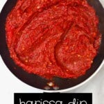 Harissa Sauce in a pan