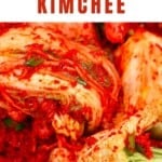 Napa cabbage kimchi
