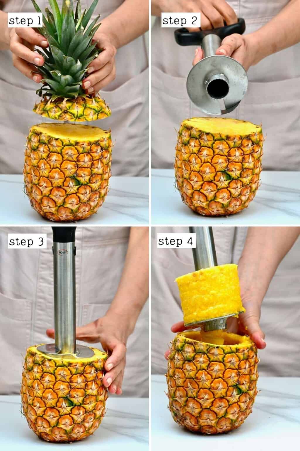 How To Cut A Pineapple (+ Peeling Pineapple Hack) Alphafoodie