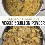 Making vegetable bouillon powder