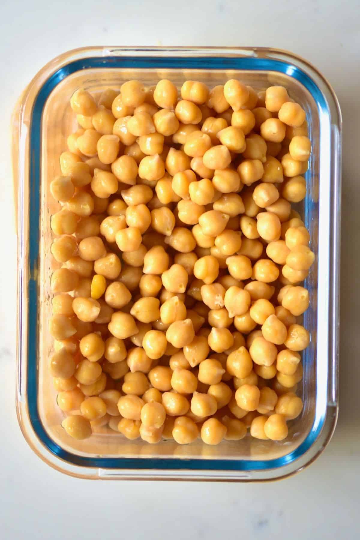 Cooked chickpeas