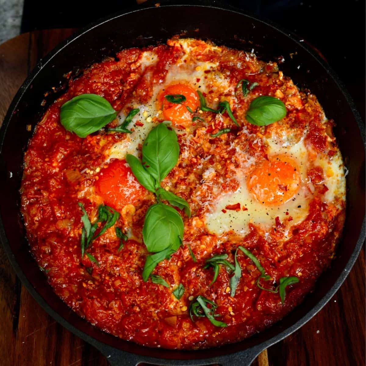 Eggs In Purgatory (Italian Baked Eggs) - Alphafoodie