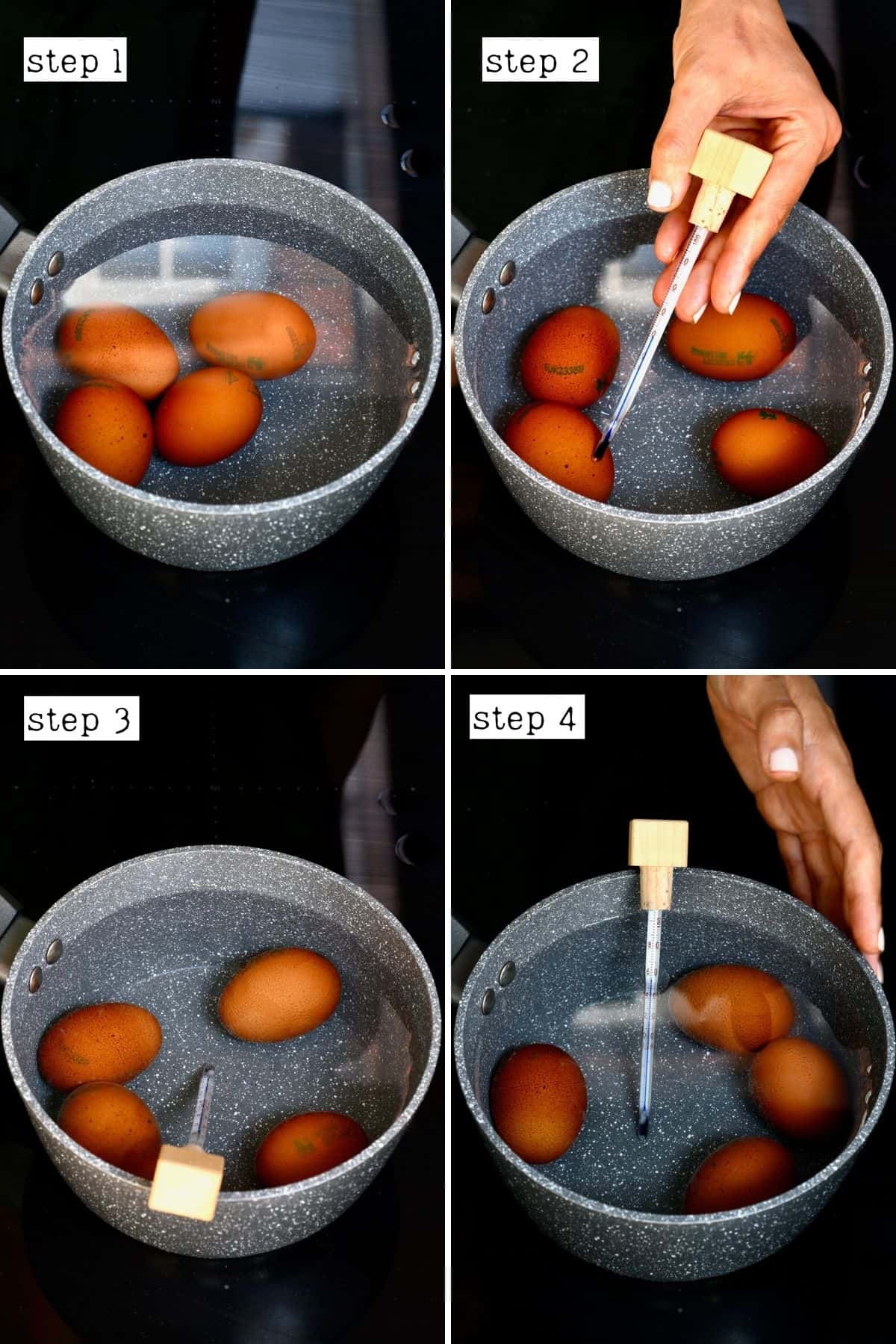 Steps for pasteurizing eggs