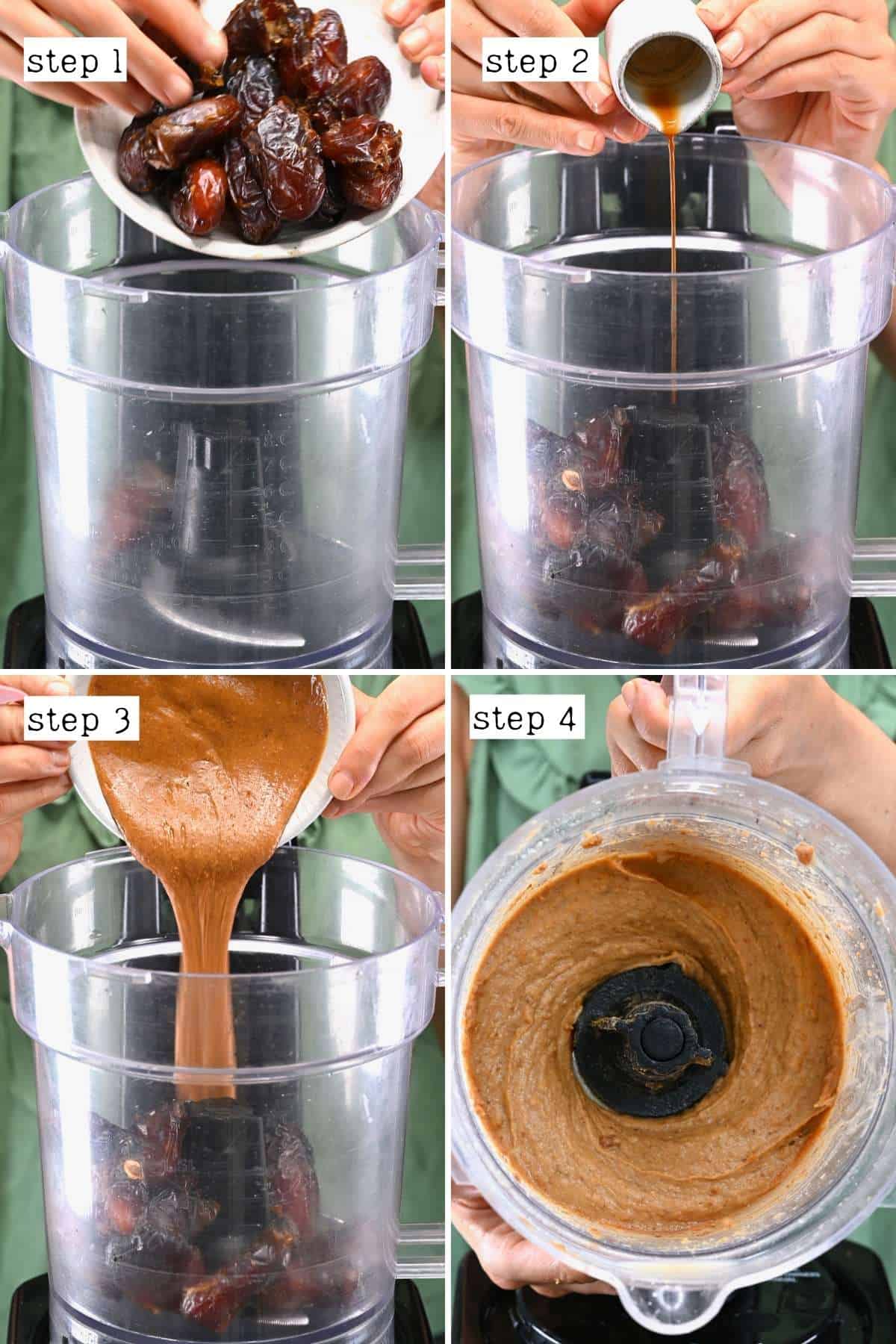 Steps for making Mars cake caramel layer