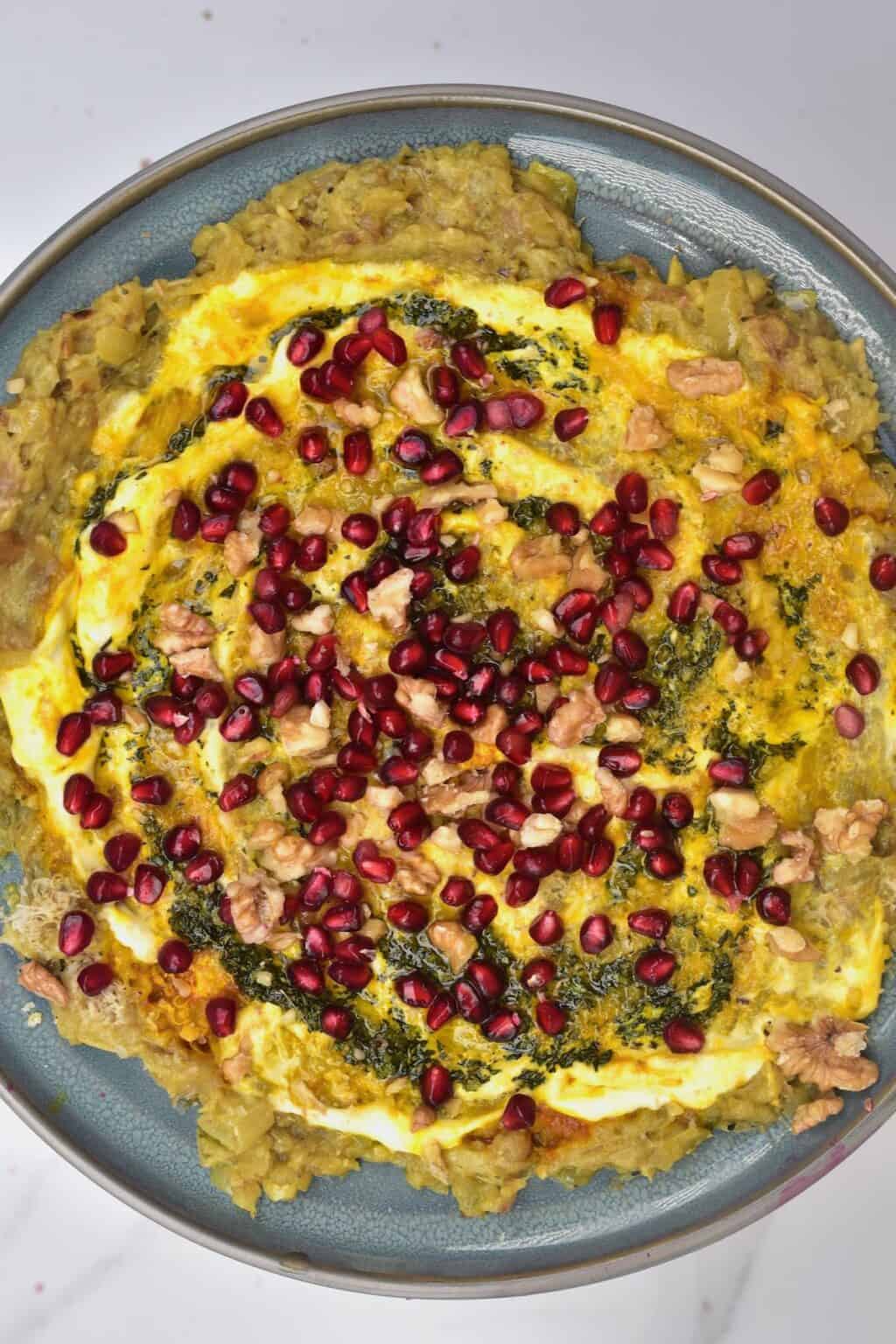 Kashke Bademjan (Persian Eggplant Dip) Alphafoodie