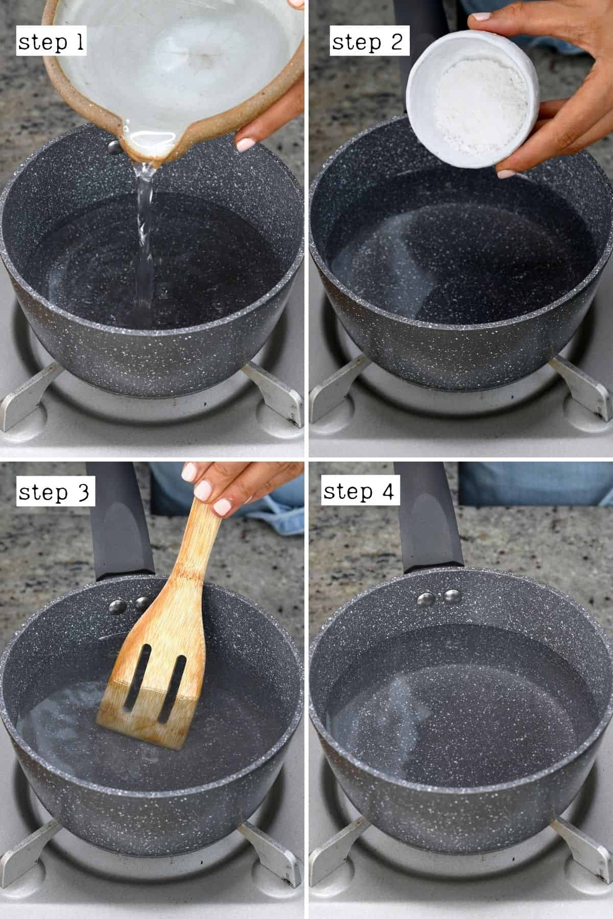 Steps for making pickling liquid