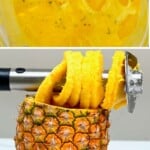 Freshly made pineapple lemonade