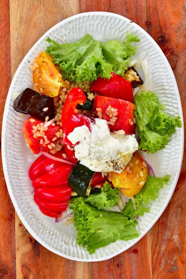 roasted-vegetable-salad-with-grains-mediterranean-buddha-bowl