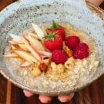 Bircher muesli in a bowl - 17