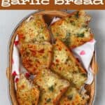 Homemade cheese garlic bread