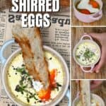 Steps to make French baked eggs